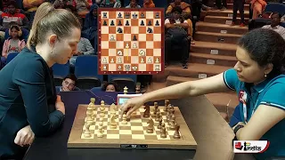 Anna Muzychuk goes All-in against Koneru Humpy | Tata Steel Chess India 2022 Women Rapid