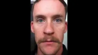 82 days handle bar mustache time lapse