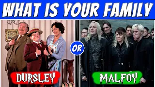 Which family would you belong to if you suddenly found yourself in the world of Harry Potter? ⚡