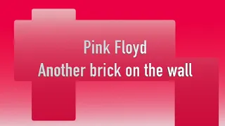 Another brick on the wall  Pink Floyd Backing track guitar