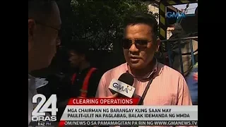 24 Oras: Mga chairman ng barangay kung saan may paulit-ulit na paglabag, balak idemenda ng MMDA