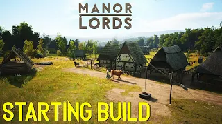 What to Build FIRST in Manor Lords? (Basic Build Order)