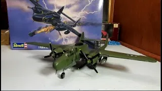 My Revell model P-61 build