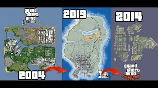 La Evolución De Los Mapas De GTA A Través De Los Años (1997-2022) [Comparación Loquendo]