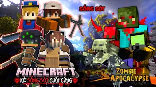 MINECRAFT BUT THE LAST SURVIVAL IN THE ZOMBIE APOCALYPSE WILL WIN!