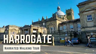 HARROGATE | 4K Narrated Walking Tour | Let's Walk 2022