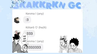 BOKUAKAKUROKEN GC ! | Haikyuu texts