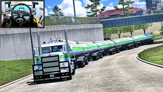 5-Trailer Truck Madness: Fast & Furious 4 Recreation in American Truck Simulator