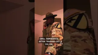 DRILL SERGEANT AFTER TRAINEE GOES ON HBL￼