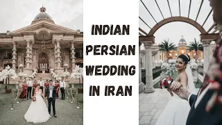 Magnificent #PersianWedding of the Persian bride with the #Indian groom in #Iran.