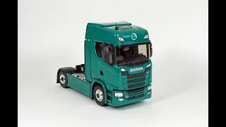 SCANIA S450 1:43 (Eligor) обзор седельный тягач масштабная модель Model truck tractor