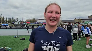 Mia Brahe-Pedersen Reacts To Running 11.08 100m.