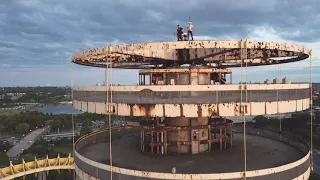 New York State Pavilion Climb (Men In Black Towers)