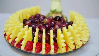 How to  CUT FRUIT correctly for FRUIT CENTER PIECE - By J Pereira Art Carving Fruits and Vegetables