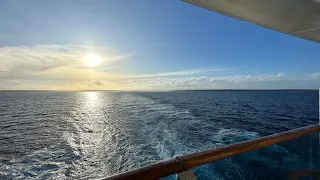 Wake Views from Suite 9737 on the P&O Pacific Adventure, December 2022