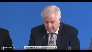 Fall #Lübcke: Pressekonferenz von Horst #Seehofer