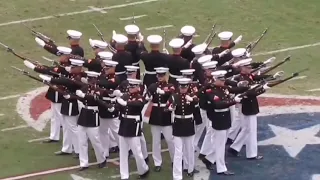 Silent Drill Platoon Performs at Houston Texans Game (11/6/2022)