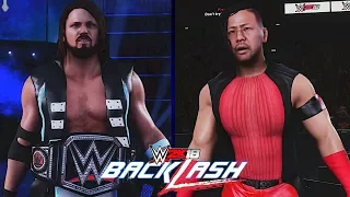 WWE Backlash 2018: AJ Styles vs. Shinsuke Nakamura (WWE Championship)