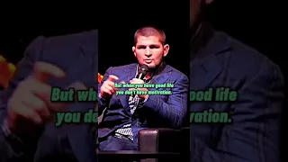 Khabib: "UFC is for very tough people. Tough life makes people with tough mentality." 🔥
