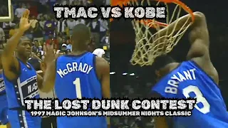 Kobe Bryant vs TMac UNSEEN DUNK CONTEST at Magic Johnson's Midsummer Nights in 1997