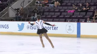 2015 ISU Jr. Grand Prix- Colorado Springs Ladies Free Skate Gabriella VINOKUR ISR