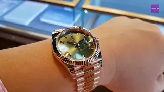 [에스타임/ STIME] 롤렉스 데이데이트40 핑크골드 올리브그린판 228235 / ROLEX DAY-DATE 40 Olive green 228235