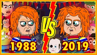 Old Chucky (1988) vs New Chucky (2019) (Parody Animation)