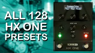 SUPER BORING VIDEO ALERT ! All 128 HX One Presets