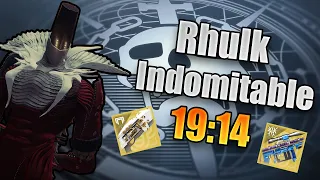 Pantheon "Rhulk Indomitable" in LESS Than 20 Minutes! (19:14) World Record