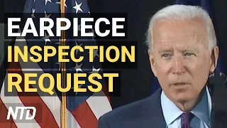 Biden responds to earpiece inspection request before debate; China's microchip maker's military ties