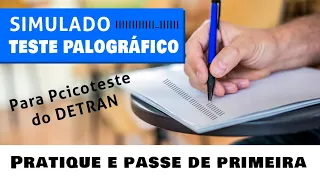 Teste Palográfico | Simulado Verbalizado