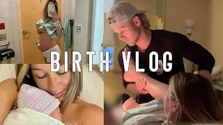 BIRTH VLOG | water broke at 36 weeks, delivery of our daughter, *positive* birth experience