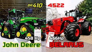 John Deere 8R(X) 410 VS Belarus 4522 - Ultimate Comparison [Largest 8R VS Soviet Red Beast]