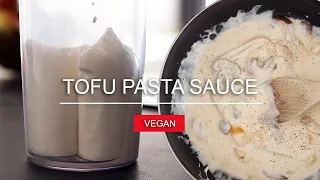 Creamy Tofu Pasta Sauce | High Protein and Super Easy