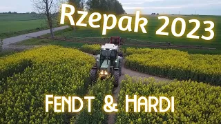 🇵🇱✔Klimatyczny oprysk rzepaku!!✔Płatek 2023!!✔Fendt Farmer 312 & Hardi Tz 2400✔$K!✔KWO!!✔