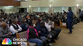 Chicago migrants town hall: Plan for potential migrant shelter in Roseland draws pushback