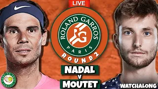 NADAL vs MOUTET | French Open 2022 | LIVE Tennis GTL Watchalong Stream