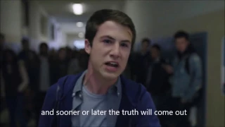 Clay's speech to the exchange students -13 reasons why - English subtitles