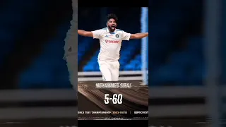 mohammed siraj taken 5 wickets against west indies #indvswi #mohammedsiraj #youtubeshorts #shorts