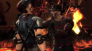 Фредди Крюгер жив ! Mortal Kombat 9 Freddy character vignette HD официальный трейлер MK9 2011