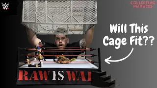 Does The Figures Toy Company Steel Cage Fit The WWE Ultimate Edition Ring #WWE #Wrestling #SteelCage