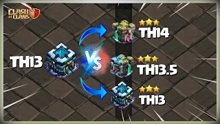 Th13 vs Th14 3 Star Attack | Th13 vs  Max Th14 Attack | Best Th13 CWL + War Attack Strategy | Coc