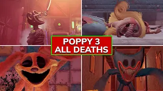Poppy Playtime 3 All Deaths Scenes Bosses and Characters