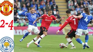 Leicester City vs Manchester United 4-2 - Extended Highlights & All Goals and stats || Ronaldo