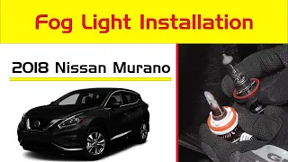 Nissan Murano Fog Lights Bulbs H8 H11 LED Upgrade Install Replacement