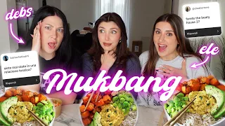 MUKBANG POKÈ with @thelady & @DeboraFulli 🩵🩷