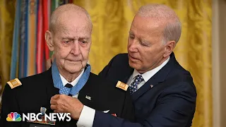 Biden awards Medal of Honor to Captain Larry Taylor