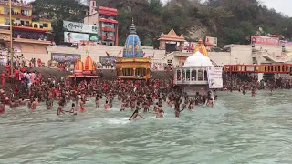 #Haridwar maha kumbh third shahi snan