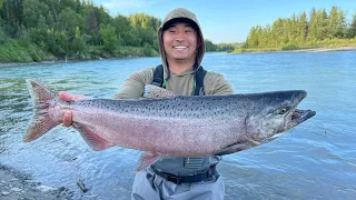 EPIC Alaska King Salmon Fishing! (HARDEST FIGHTING FISH)