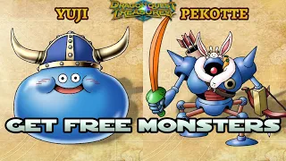 Dragon Quest Treasures - How to Get Free YUJI King Slime & PEKOTTE Killing Machine